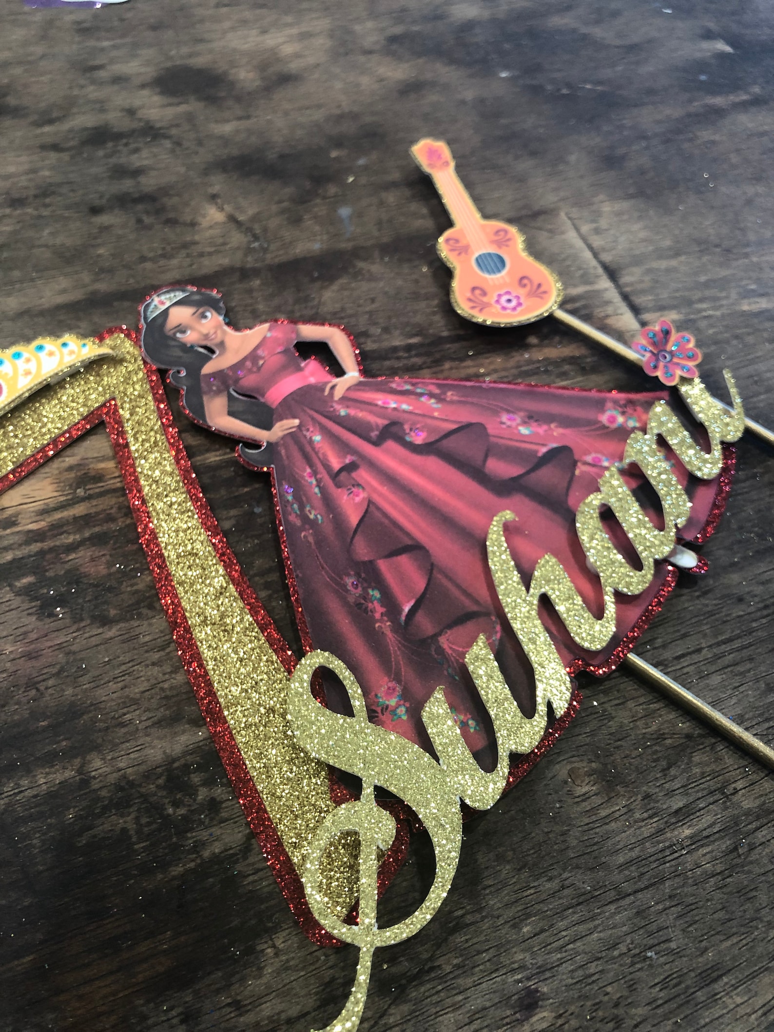 Elena of Avalor Cake Topper. Elena Cake Topper. Elena of Etsy