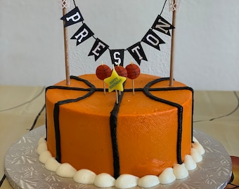 Basketball Player Personalised Acrylic Cake topper Birthday cake.582 Basketball Player Personalised Acrylic Cake topper Birthday cake.582