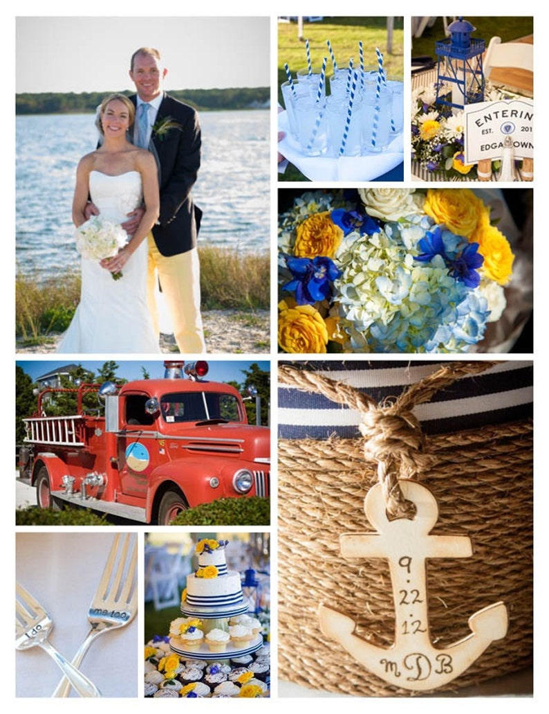 wedding card holder beach or nautical theme event etsy