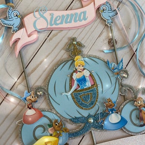 Cinderella cake topper set. Cinderella Birthday Cake topper