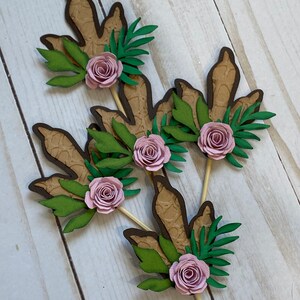 Dinosaur Cupcake toppers. Set of 12 Dinosaur party