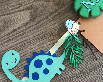 Dinosaur Photo Banner: First Year Milestone Party Decor