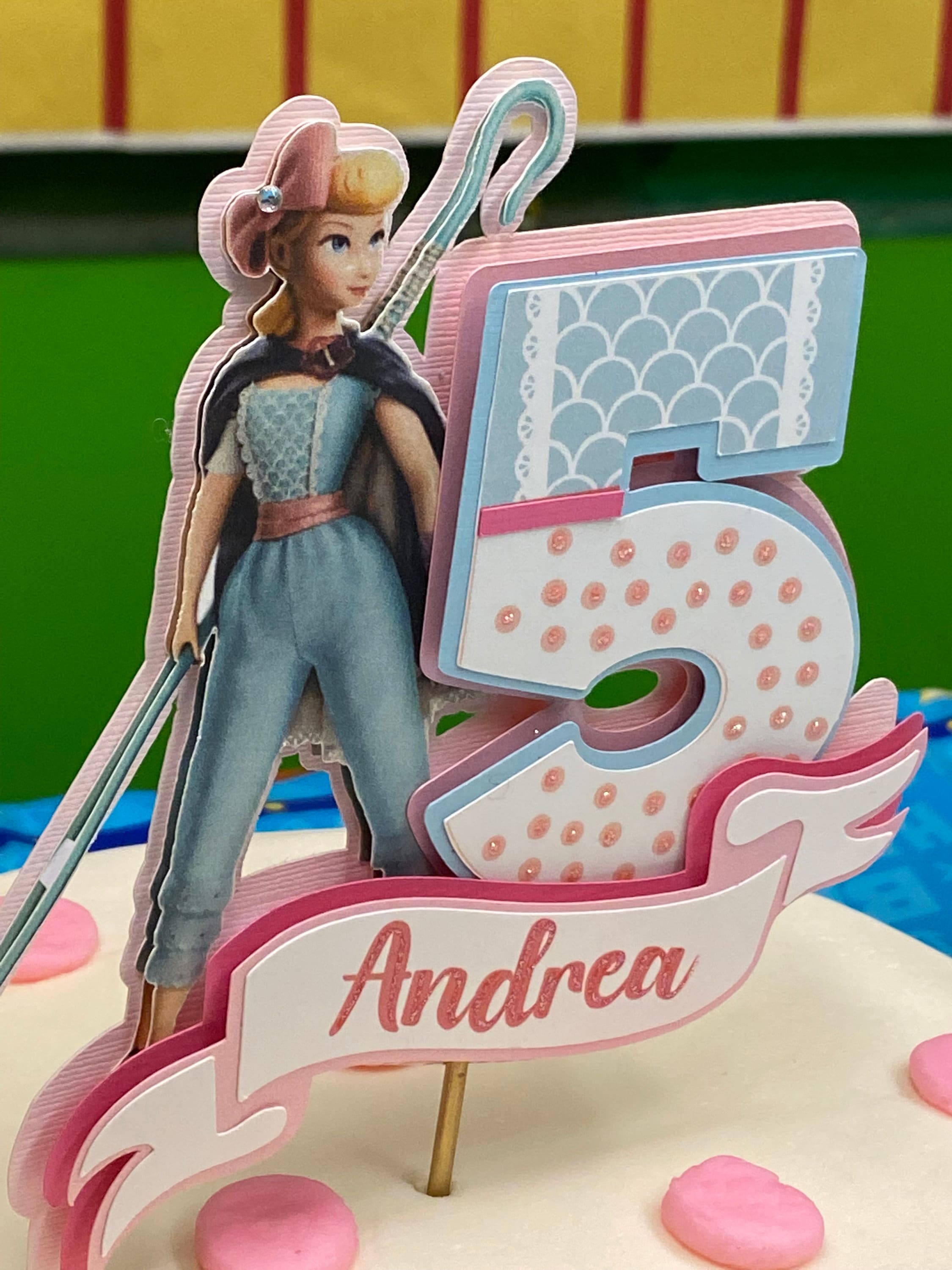 little bo peep cake topper