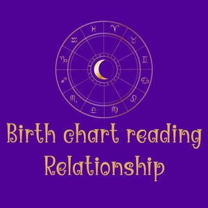 Lectura personalizada de la carta natal para parejas, lectura de relaciones, carta astral de pareja, lectura astrológica personalizada, constelaciones, PDF