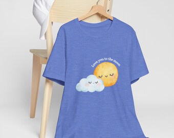 Mommy and Me Shirt: "Love You to the Moon" Matching Tee