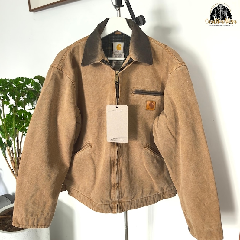 Chaquetas Carhartt J97 Detroit vintage - Chaqueta Carhart - Chaqueta de trabajo vintage rediseñada imagen 1