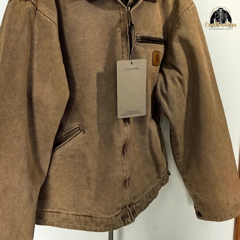 Chaquetas Carhartt J97 Detroit vintage - Chaqueta Carhart - Chaqueta de trabajo vintage rediseñada imagen 6