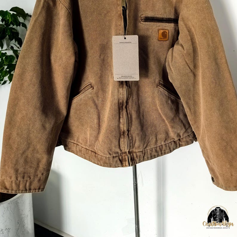 Chaquetas Carhartt J97 Detroit vintage - Chaqueta Carhart - Chaqueta de trabajo vintage rediseñada imagen 10