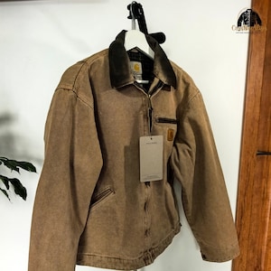 Chaquetas Carhartt J97 Detroit vintage - Chaqueta Carhart - Chaqueta de trabajo vintage rediseñada imagen 4