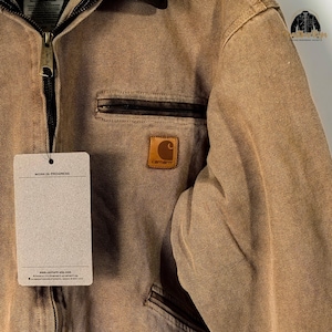 Chaquetas Carhartt J97 Detroit vintage - Chaqueta Carhart - Chaqueta de trabajo vintage rediseñada imagen 7