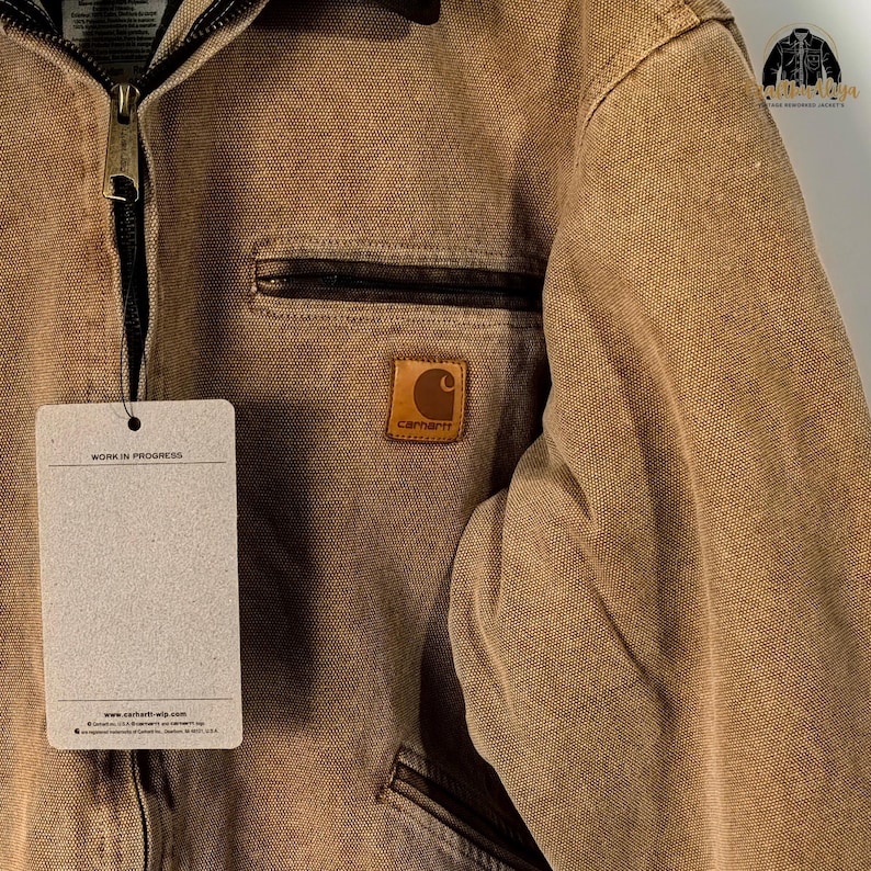 Chaquetas Carhartt J97 Detroit vintage - Chaqueta Carhart - Chaqueta de trabajo vintage rediseñada imagen 7