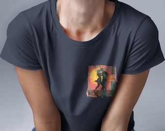 Sunset Connection | Latin Dance T-Shirt | Salsa Bachata Dancer Gift | Dance Fashion Apparel | BailaFashion | Unisex Daily Wear | Couple Tops