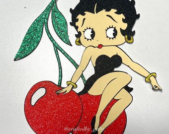 Betty boop cherry bouquet topper