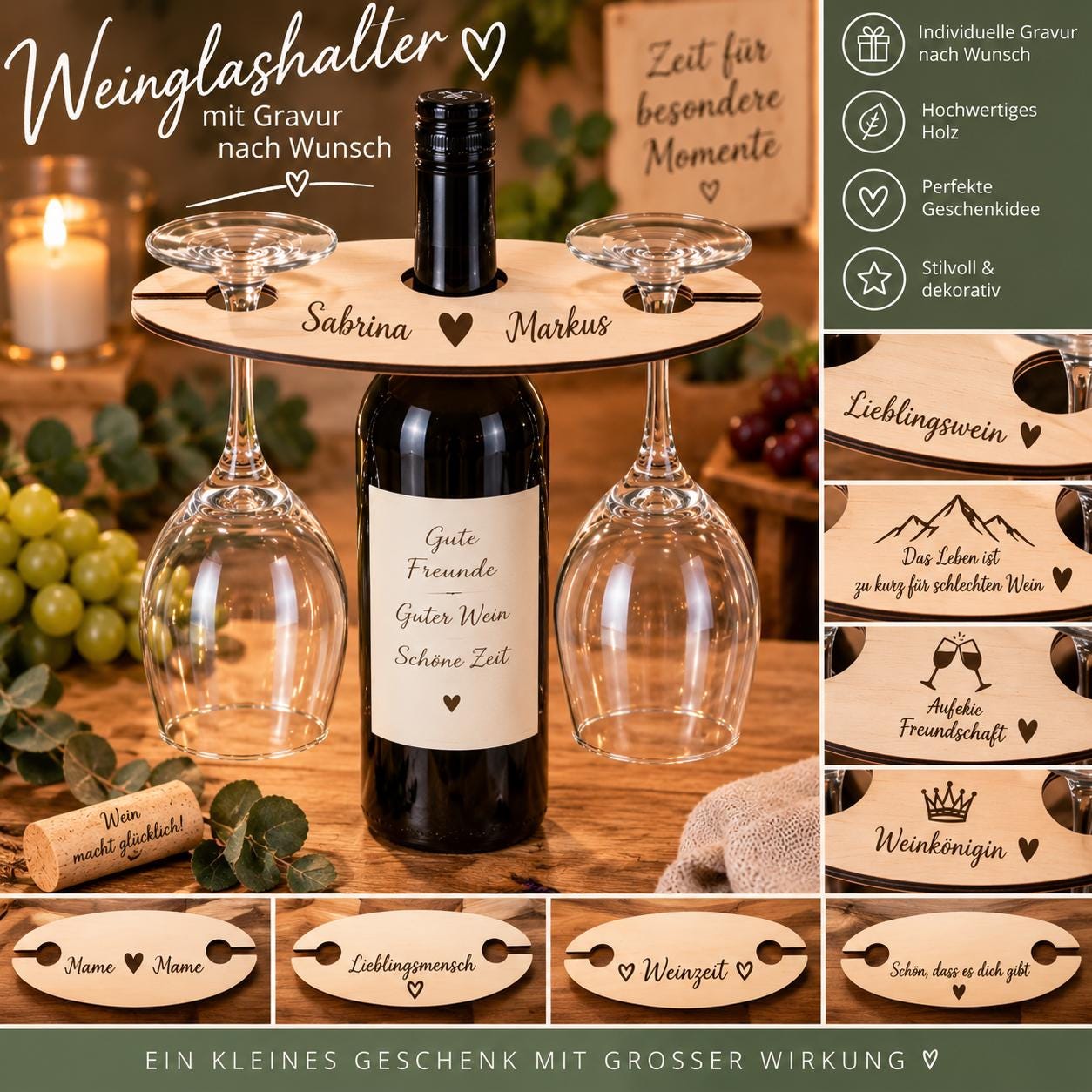 Weinflasche glas