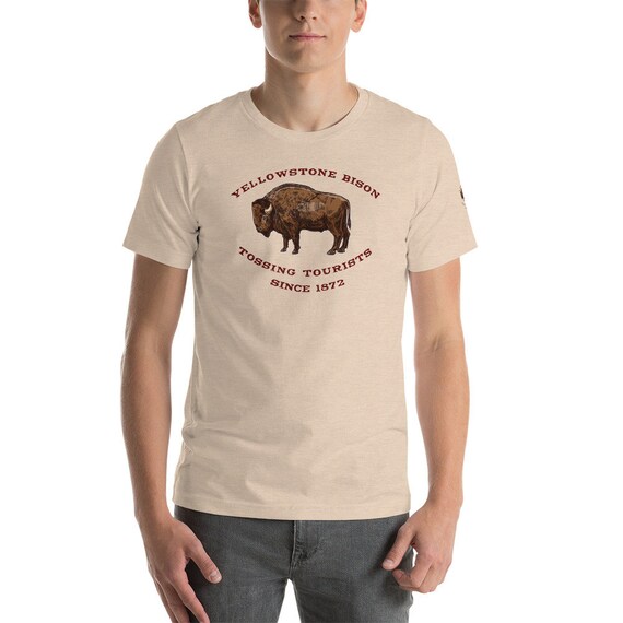 Yellowstone National Park Funny Buffalo 