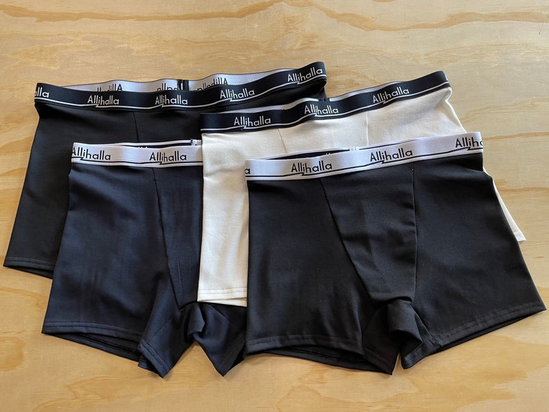 UNISEX Boxer Briefs ALLIHALLA Signature Elastic Short Shorts Underwear image 1