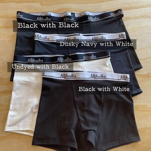 UNISEX Boxer Briefs ALLIHALLA Signature Elastic Short Shorts Underwear image 2