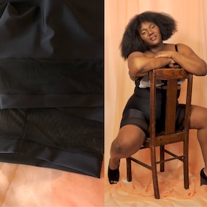Spandex Mesh Trim Bike Shorts Recycled Spandex High Waist