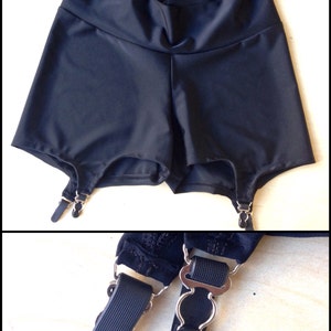 Garter Shorts Recycled Spandex High Waist image 2