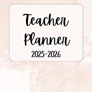 Ultimate Teacher Planner | Printable & Editable | Classroom Organiser | Lesson Plan Book | Academic Calendar | PDF Instant Download