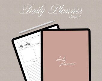 Daily Planner, Block Schedule, GoodNotes Compatible (PDF)