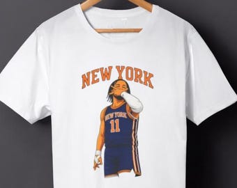 Vintage New York Knicks Basketball-T-Shirt mit originalem Aufdruck.