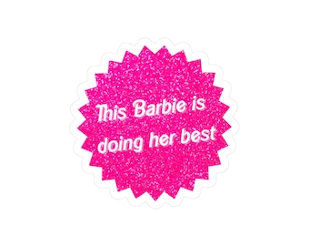 Calcomanías de vinilo rosa para niñas: divertidas pegatinas para decoración, regalos, portátiles, botellas de agua y álbumes de recortes.