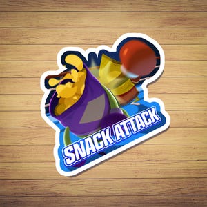 Pegatina de Snack Attack