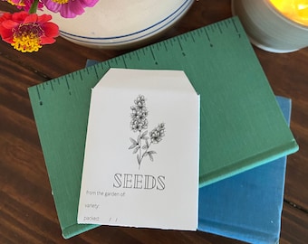 Cottagecore Seed Packet Printable Set: Vintage Garden Design (PDF)