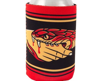 Chicago Handshake Union Can Sleeve - Old Style Can Cooler, Chicago Beverage Sleeve, Chicago Can Cooler, - Designed in our Chicago Studio