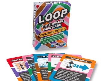 LOOP: The Elevated Card Game Renovated Edition - Chicago Game, Chicago Card Game, Chicago Gift, CTA Gift, - Designed in our Chicago Studio