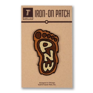 Sasquatch Footprint Patch - Seattle Patch, Sasquatch Patch, Bigfoot Patch, Sasquatch Gift, Bigfoot Gift - Designed in our Creative Studio