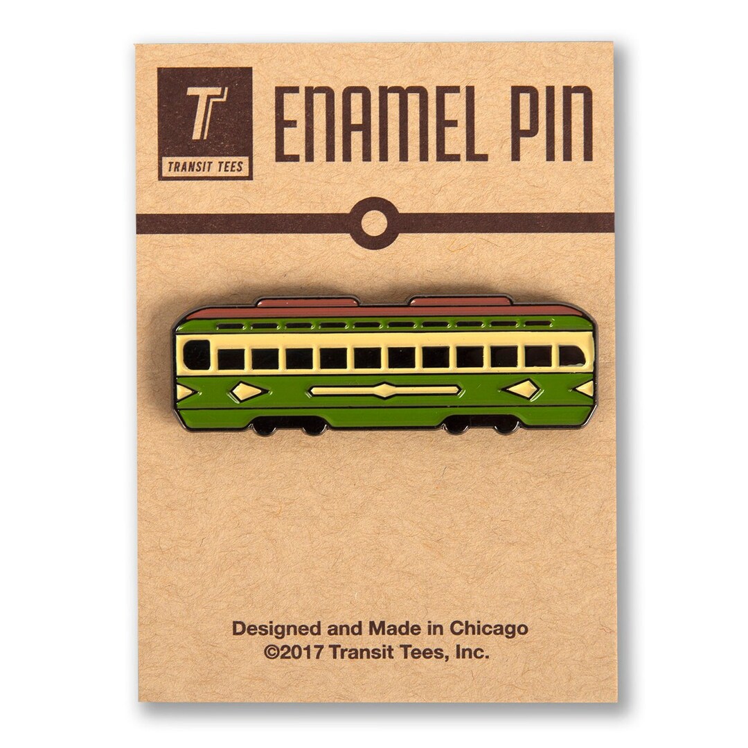 Vintage Trolley Enamel Pin San Diego Trolley Enamel Pin, San Diego Gift