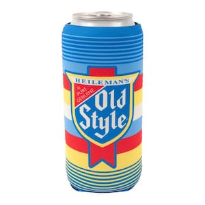 Old Style Can Sleeve - 16 oz Flat - Old Style Can Cooler, Chicago Can Cooler, Chicago Beverage Sleeve, Old Style Gift, - Designed in Chicago