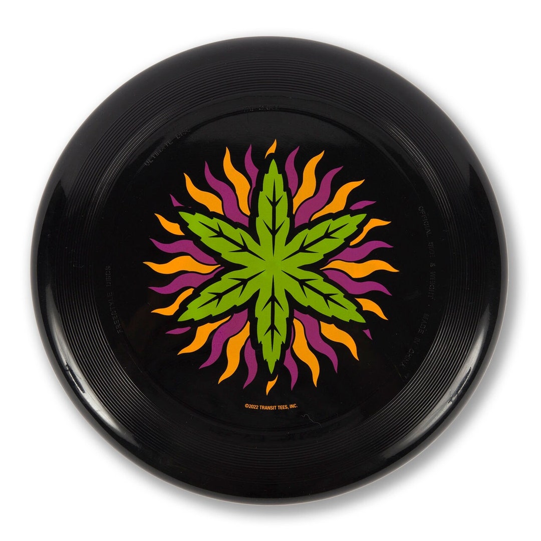 Weed Star Flying Disc Chicago Gift Flying Disc Chicago - Etsy