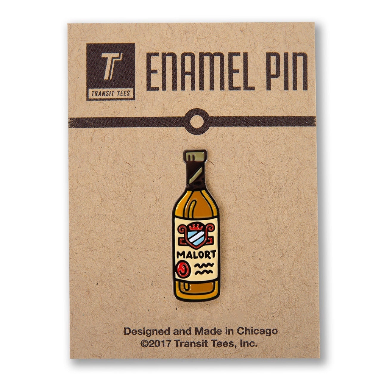 1960s drunkerd bartender pin button
