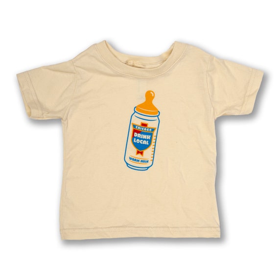 Drink Local Toddler Tee - Chicago Toddler Tee, Chicago Baby Gift, Chicago Flag Gift, Chicago Kids Tee, -Designed & Screen Printed in Chicago