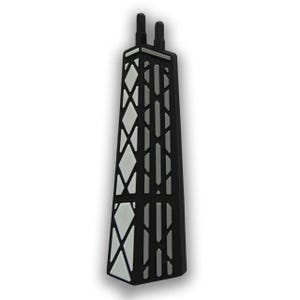 Signature Tower PVC Magnet - Chicago Magnet, Chicago Gift, Chicago Architecture Magnet, - Designed & Produced in our Chicago Studio