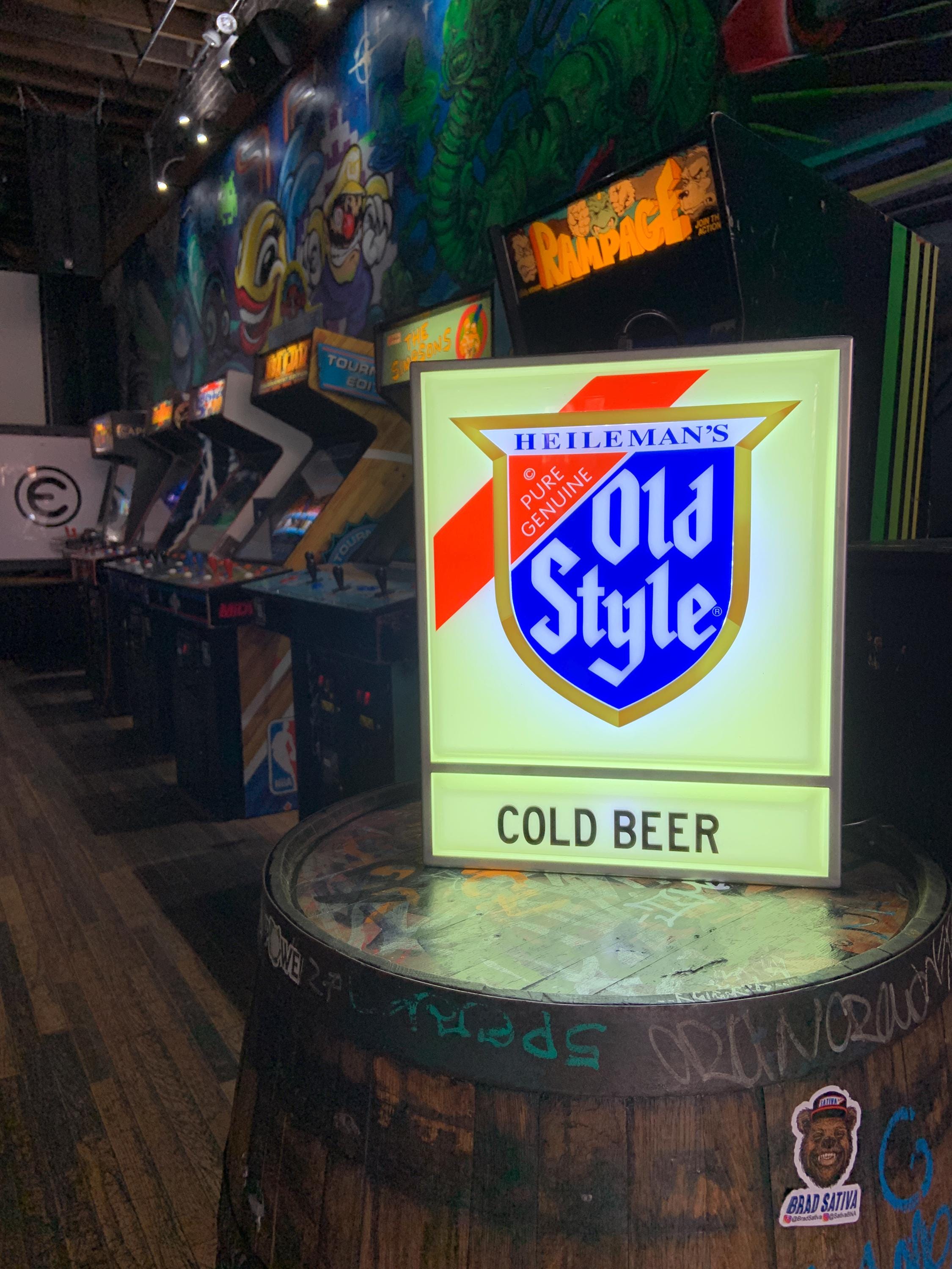 Custom Old Style Sign Replica Lightbox - Old Style Sign, Bar Sign