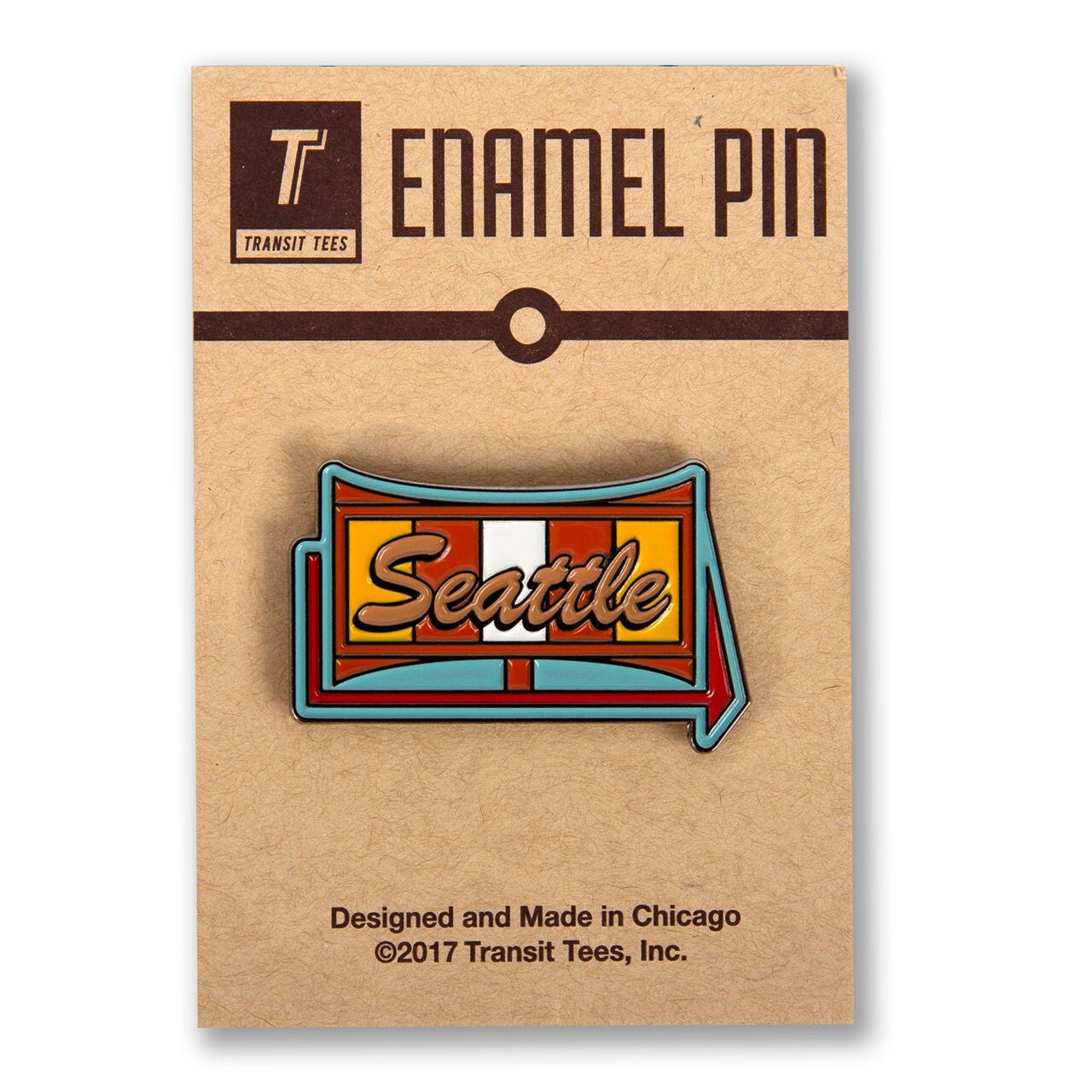 シアトル様♡専用 Seattle Drive-in Sign Enamel Pin - Seattle Enamel Pin, Seattle
