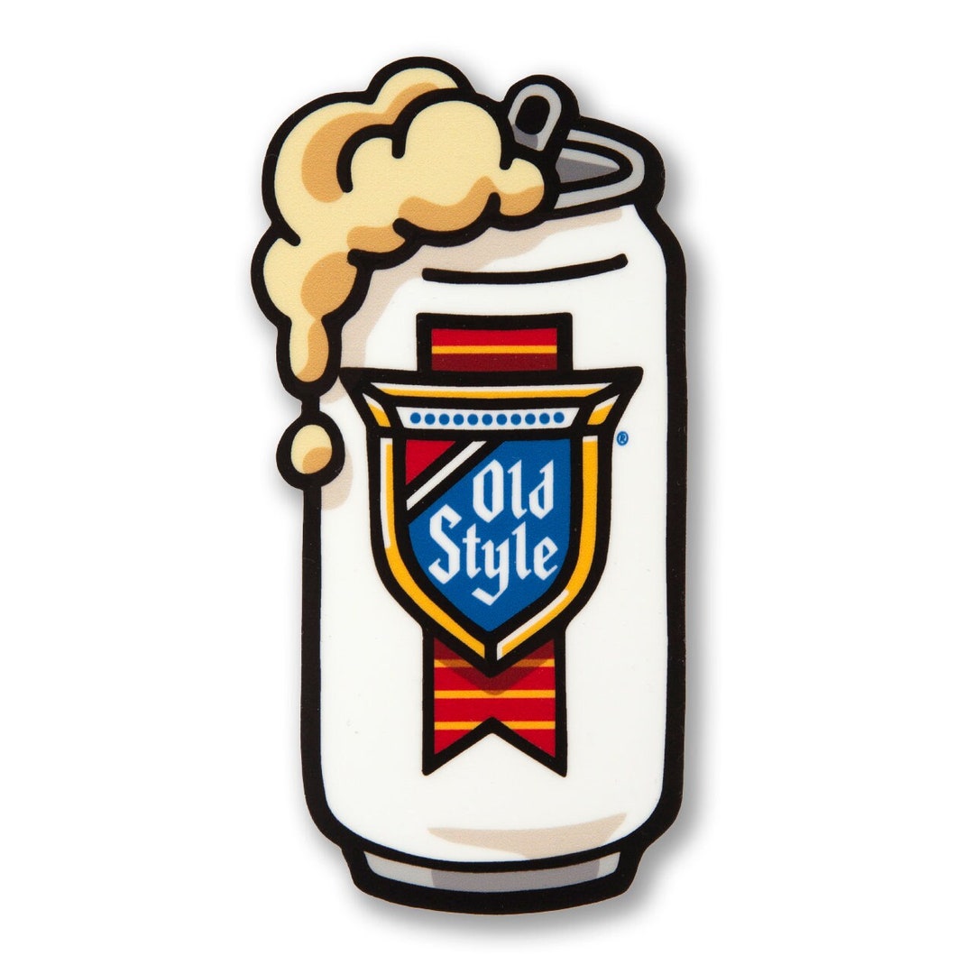 Old Style Beer Can Sticker Old Style Sticker, Beer Lover Gift, Chicago