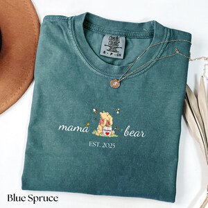 Comfort Colors® Custom Mama Bear Shirt, Personalized Mama Shirt, Mama Shirt, Gift for Mom, Gift for Grandma, Mothers Day Shirt, New Mom Tee