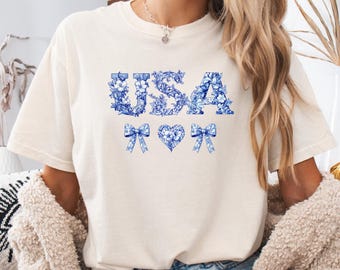 Koszula USA Comfort Colors®, koszula 4 lipca, koszula amerykańska, koszula amerykańska, koszula 4 lipca, koszulka 4 lipca, koszulka patriotyczna, koszulka USA