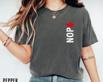 Comfort Colors®No Kings in America Shirt, Anti Authoritarian Protest Shirt, Anti Maga, Democracy Not Monarchy Shirt Nope Kings Justice Shirt