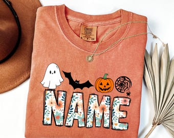 Custom Halloween Shirt, Personalized T-shirts, Custom Name Shirt, Custom Family Shirt, Custom Witch Shirt, Custom Halloween Gifts Shirt