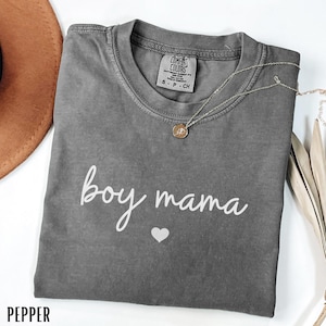 Boy Mama Shirts, Boy Mom Shirts, Unisex comfort color mom tee ,Busy and Comfy Mom Life Shirt, Mother&#39;s Day Gift, Gifts for Mom