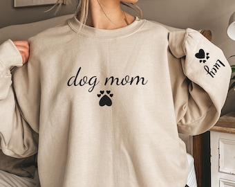 Dog Mom Sweatshirts - Custom Dog Mom Shirt - Dog Mom Shirts - Womens Sweatshirts - Dog Mom Tshirt - Dog Mom Gift - Dog Mom Tee