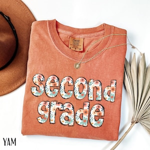 Comfort Colors® 2nd Grade Teacher Shirt, Second Grade Teacher T-Shirt, Elementary Teacher Gift, Back to School Teacher Tee, Back to School