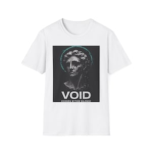 Void Art Unisex Softstyle T-Shirt | Edgy Graphic Tee, Unique Streetwear, Gift for Art Lovers, Casual Wear, Festival Outfit
