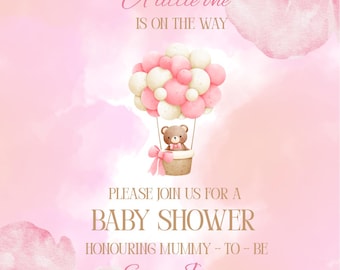 Girl Baby shower invitation